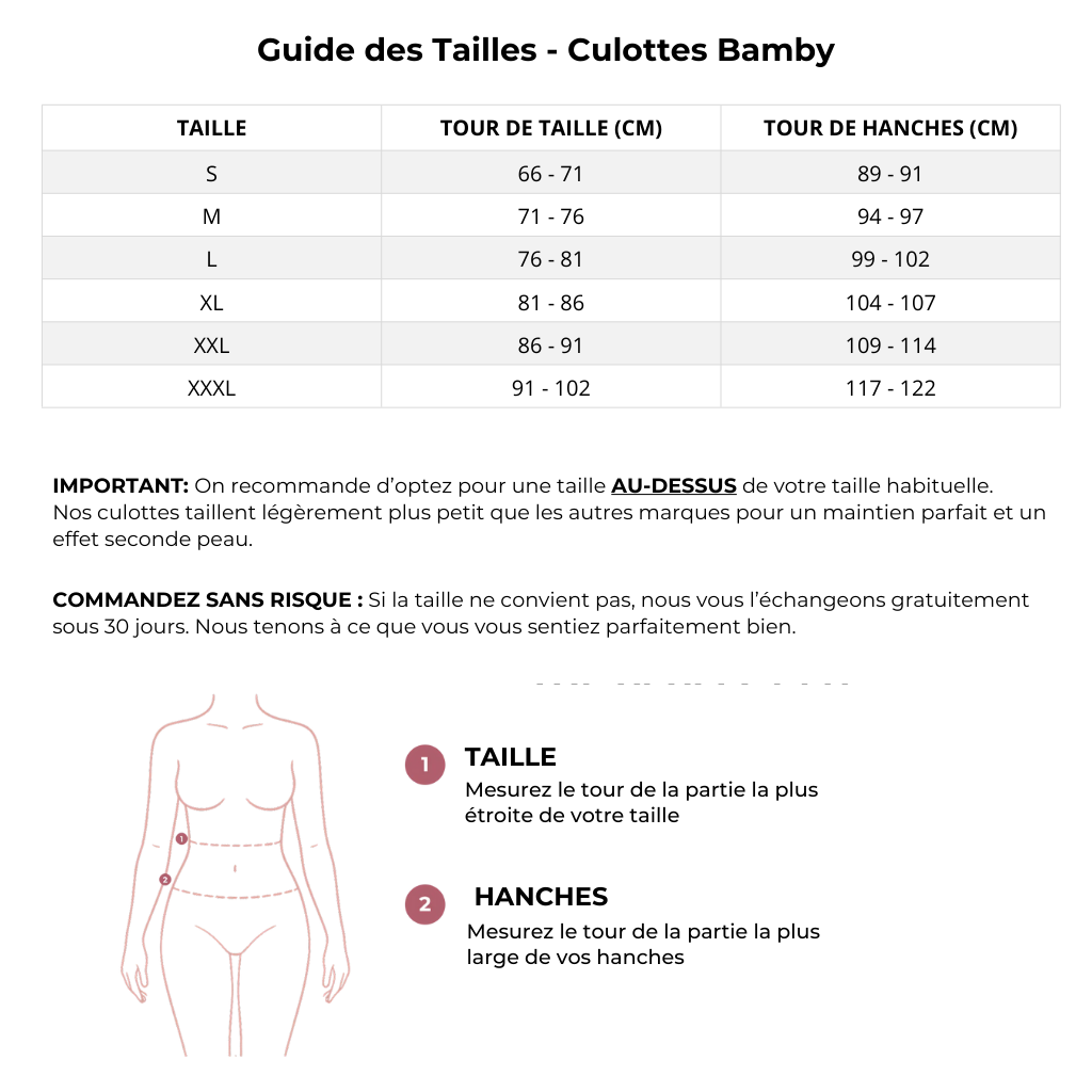 Culotte en Fibre de Bambou Ultra Douce et Respirante