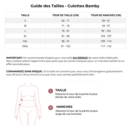 Culotte en Fibre de Bambou Ultra Douce et Respirante
